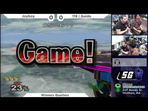SG 21.8 SSBM - Joyboy (Fox) vs. Guido (C. Falcon) - Melee WQF
