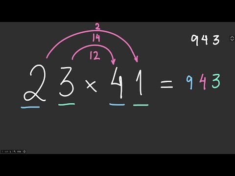 Como fazer multiplicação de cabeça (2 dígitos)