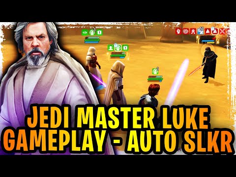 Jedi Master Luke Skywalker Gameplay! Non-Ultimate Full Auto Supreme Leader Kylo Ren!