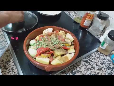 Tayin (Tagin) de ternera. Receta rápida a fuego lento