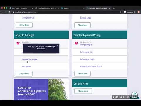 Requesting A Transcript In Naviance