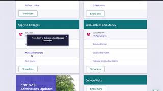 How to request Final Transcripts on Naviance