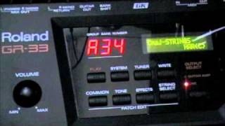 Video thumbnail for Roland GR 33 Checkin'Out all Presets(1) by RaerY1959