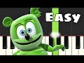 The Gummy Bear Song Easy Piano Tutorial