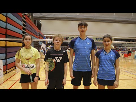 Yonex Estonian Youth International XD U15 Puhakka-Silina (LV) vs. Jauk-Meinhardt (DE) Badminton