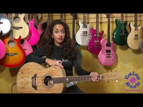 Daisy Rock Girl Guitar's Butterfly Jumbo Promo Video featuring Ruthie Bram