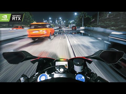 ⁴ᴷ⁶⁰ GTA 5: POV IMMERSIVE Realistic Motorbike Gameplay! RTX™ 3090 Next-Gen Ultra Realistic Graphics