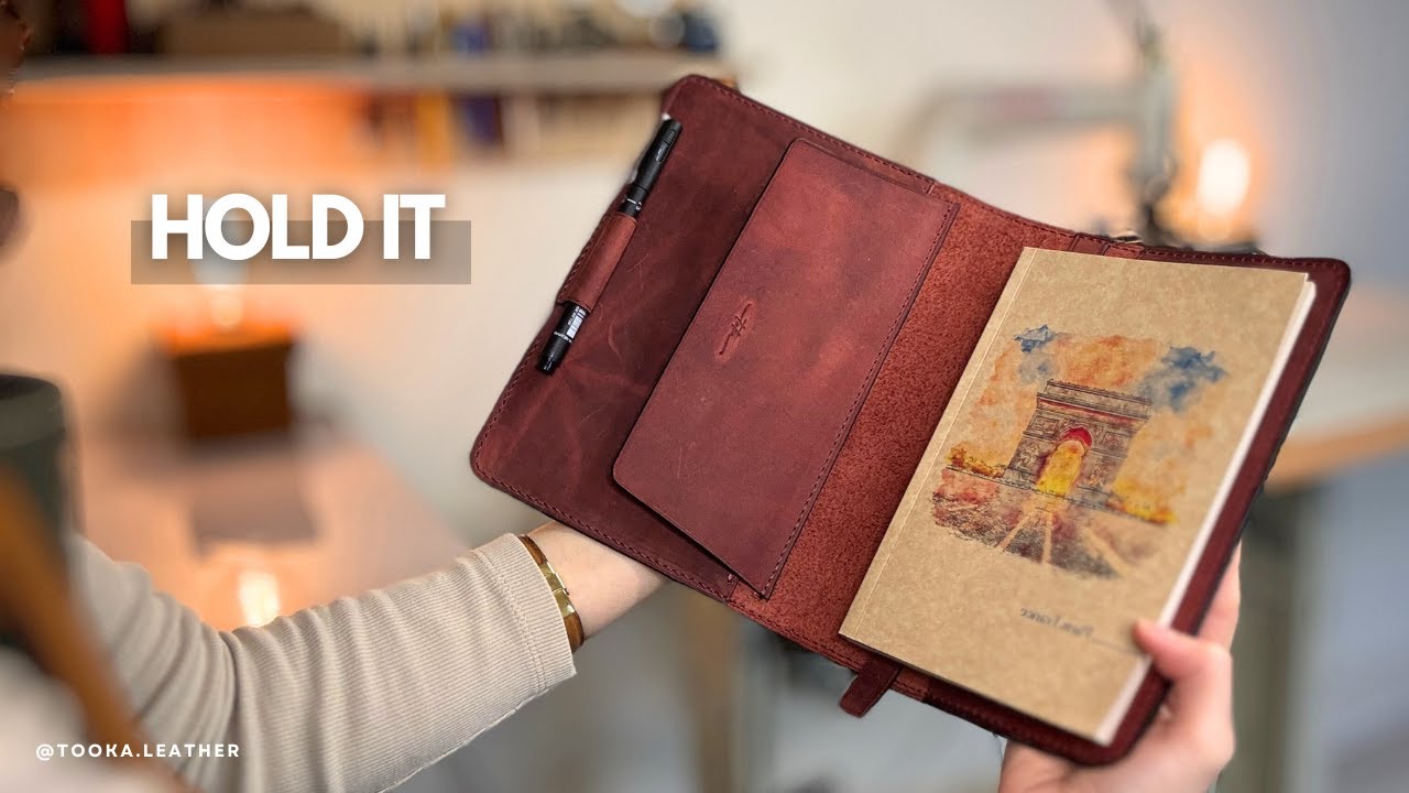 DIY Your Leather Notebook Cover | Beginner-Friendly A5 Size + PDF Pattern