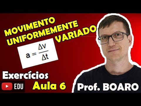 VARIED UNIFORM MOVEMENT KINEMATICS EXERCISES Prof Marcelo Boaro Class 6