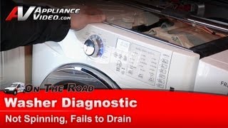 Frigidaire Washer Repair - Not Spinning and Fails To Drain - Drain Pump