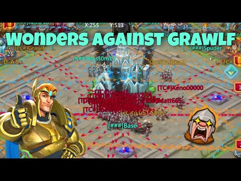 Lords Mobile - Strongest emperor account VS strongest non emperor account on wonders. Feng vs Grawlf