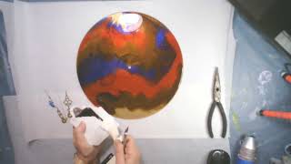 Galaxy Diamond Resin Vinyl Record Clock - #YT100Challenge