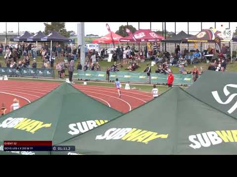 Boys U09 4 x 200m Timed Final 2 - 2019 SUBWAY State Relay Championships // LAVicTV