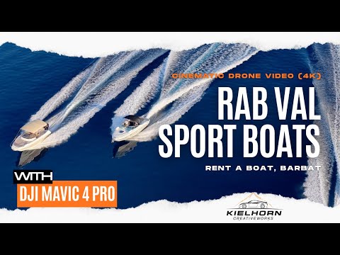 Sport Boats - Rab Val  (Insel Rab) 🇭🇷 | Cinematisches Drohnenvideo (4K)