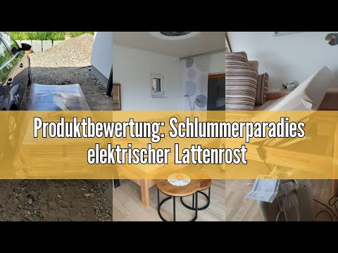 Produktbewertung: Schlummerparadies elektrischer Lattenrost 100% BUCHE - Kopf- u. Fußteil elektrisch