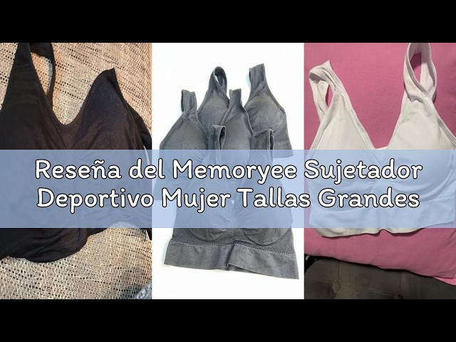 Vídeo relacionado con KBRPEY Sujetadores Mujer Push up sin Aros Encaje Triangular Efecto Realce Copas Moldeadas Tirantes Ajustables Diseño Mariposa Sujetador sin Costuras Elegante Cómodo Soporte Ligero