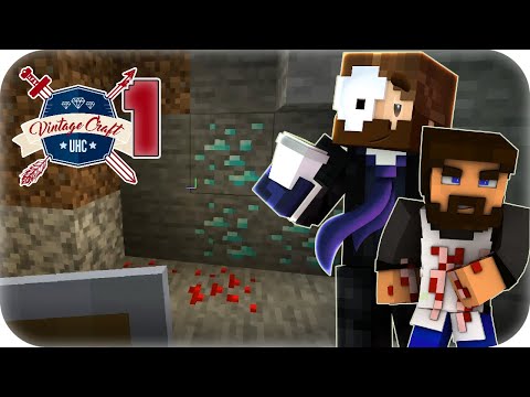 VintageCraft UHC Weekly with Beef - 7.1 Ep 1 - Diamond in the Rough