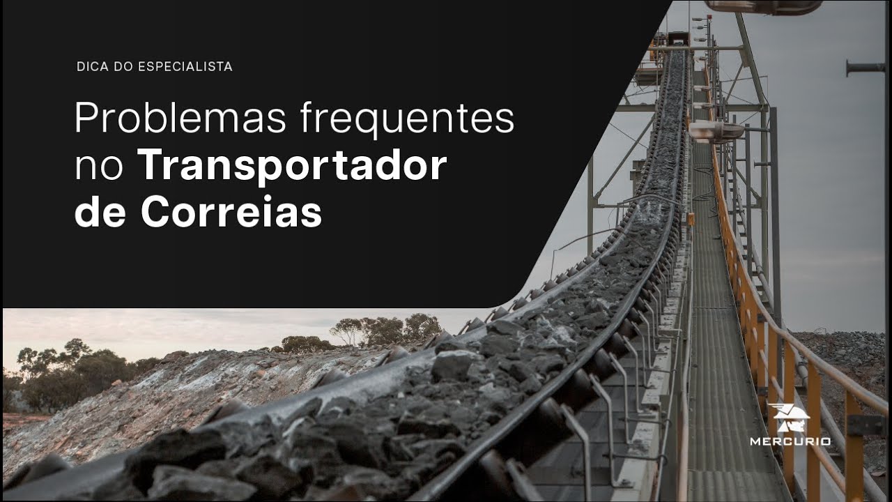 [PT] Animação: Conheça os problemas frequentes no transportador de correias | Correias Mercúrio