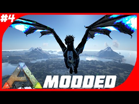 MODDED Ark: Survival Evolved - ICE DRAKE TAMING! | #4 (Annunaki Genesis)
