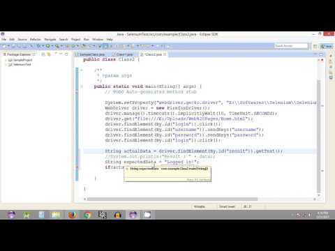 Selenium Tutorial 21 Comparing Two Strings In Java