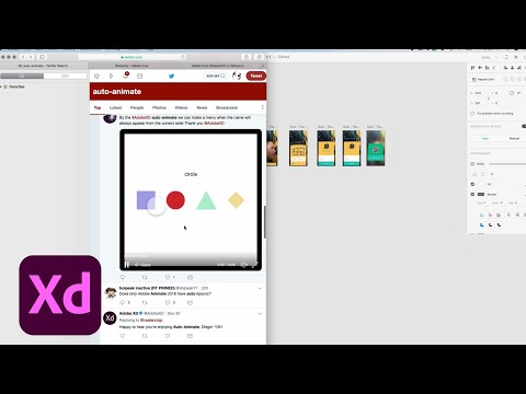 Designing Adobe XD - Episode 27 - Auto Animate with Alex Poterek | Adobe Creative Cloud
