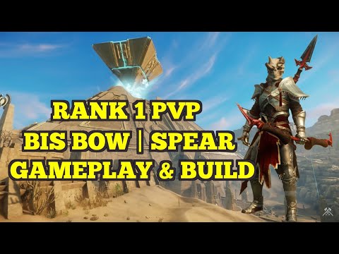 New World Rank 1 Insane PvP Gameplay & Build - BIS Bow / Spear  pt II