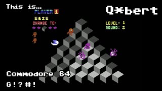 This is Q*bert on the Commodore 64