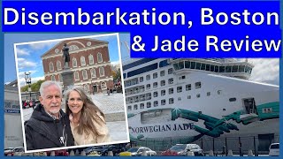 NCL & Norwegian Jade Cruise Review | Boston Cruise Port & Freedom Trail | NCL Disembarkation Vlog