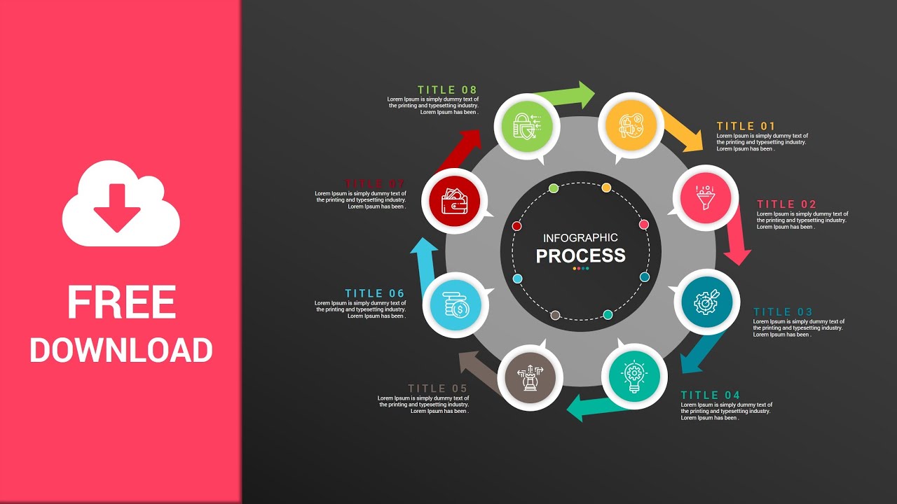 How to Create a Process Infographics in Microsoft Office PowerPoint -Free Download