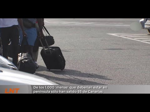 De los 1.000 'menas' que deberían estar en península sólo han salido 93 de Canarias