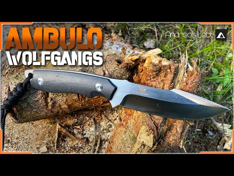 WOLFGANGS AMBULO 🔪 Bushcraft Survival Outdoor Messer Review | Test Outdoor Ausrüstung | Andreas Lebt