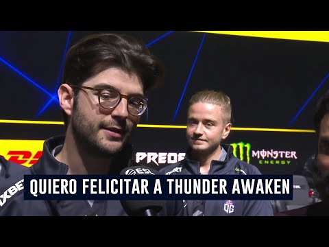 Entrevista a OG después de su serie de ELIMINACIÓN versus THUNDER AWAKEN (subtitulado)
