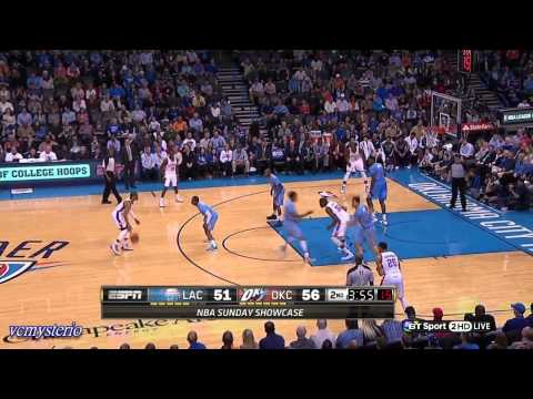 Jamal Crawford 36pts vs OKC Thunder (2014.02.23)