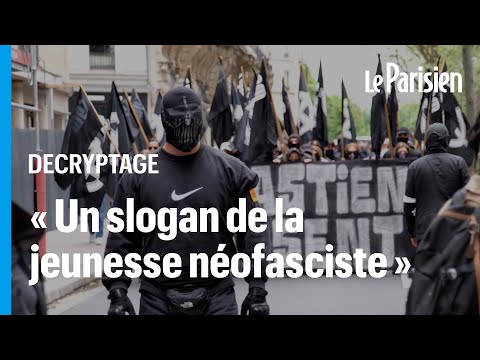 "Le Gud est leur légende " : cagoulés, 500 militants d'extrême-droite défilent dans Paris