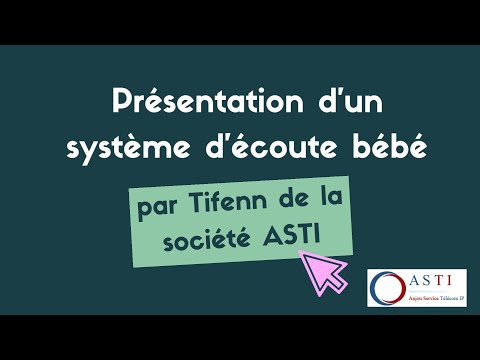 Système écoute bébé pour crèche