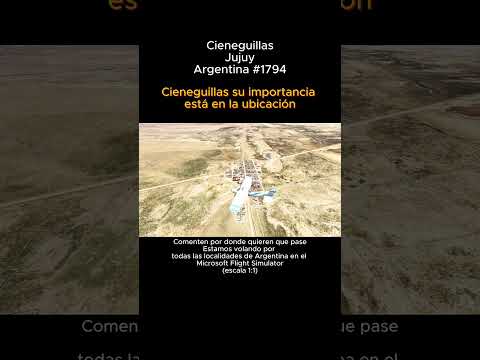 Cieneguillas, Jujuy desde el Microsoft Flight Simulator #cieneguillas #jujuy #argentina #Msfs2024