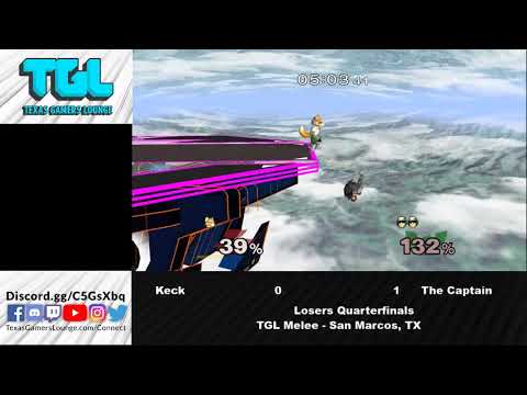 TGL San Marcos Melee 12 LQF: The Captain (Falcon) vs Keck (Fox)