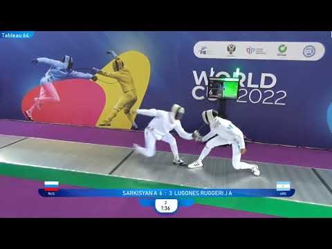 Sirius Epee 2022, ME Ind T64 Sarkisyan RUS - Lugones Ruggeri ARG