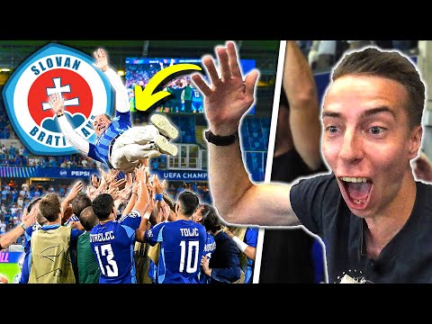 Bol som vo VIP Pri HISTORICKOM Postupe SLOVANA do CHAMPIONS LEAGUE! *Vypredaný Štadión*