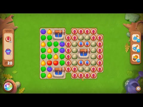 Gardenscapes level 12131 Gameplay #Bubunka