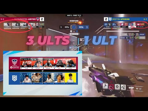 2023 Overwatch League Washington Justice vs Boston Uprising That Last Fight