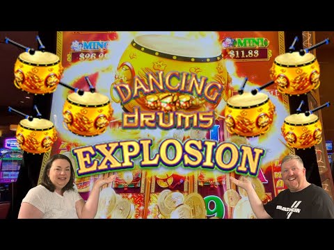 POUNDING THE DRUMS ON DANCING DRUMS EXPLOSION! MIGHTY CASH DOUBLE UP BONUS!