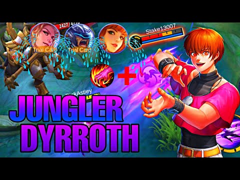 JUNGLER DYRROTH IS TOO OP IN MYTHIC RANK! AUTO MYTHIC RANK HACK