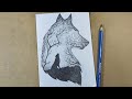 The Best 27 Cool Horse And Wolf Drawings