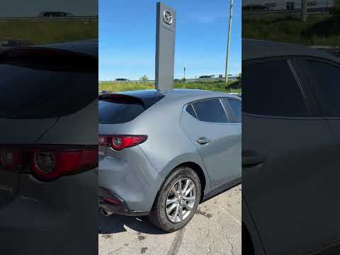 2022 Mazda3 Sport GS-L in Gray for sale at Forbes Waterloo Mazda in Waterloo, ON