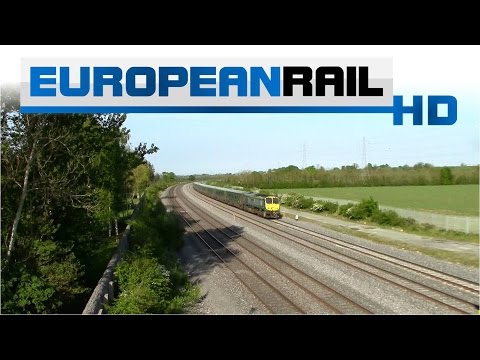 Iarnród Éireann Irish Rail 201 Locomotive 221 + Mark 4 Set passes Stacumny Bridge