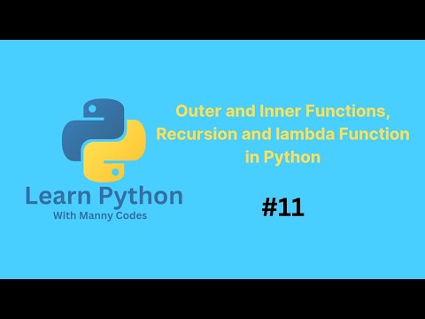 Outer And Inner Functions Recursion And Lambda Function In Python 11