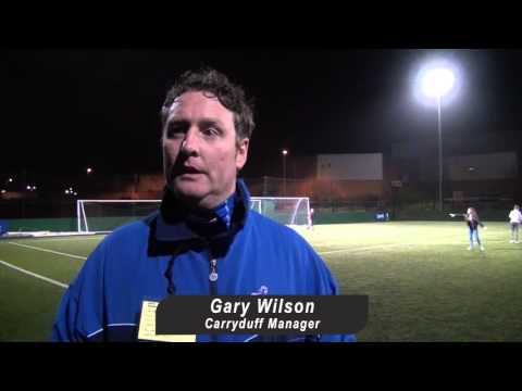 Carryduff Colts v Magherafelt Sky Blues - Under 14s NIBFA Cup - 18th December 2015