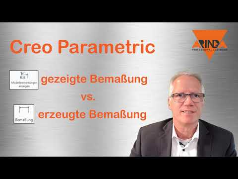 Modellanmerkung vs. Bemaßung erzeugen - Creo Tutorial für Anfänger