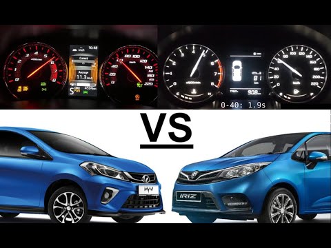 MYVI 'KINGS' VS IRIZ   | DRAG RACE: 0-100 Acceleration comparison!! *MUST WATCH*